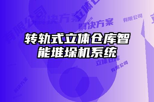 轉(zhuǎn)軌式立體倉庫智能堆垛機(jī)系統(tǒng)