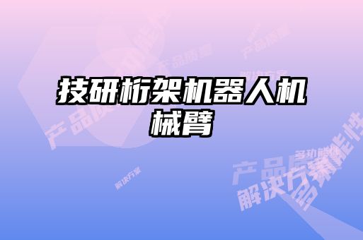 技研桁架機器人機械臂