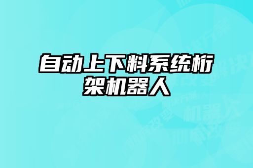 自動上下料系統(tǒng)桁架機器人