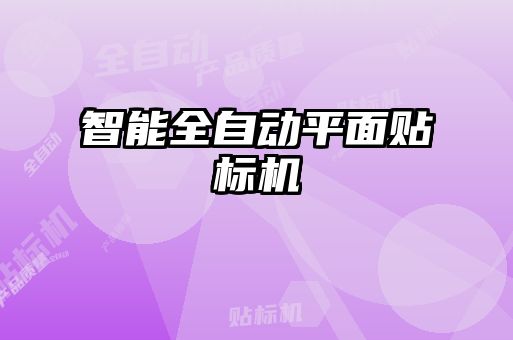 智能全自動平面貼標(biāo)機(jī)