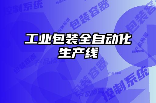 工業(yè)包裝全自動化生產(chǎn)線