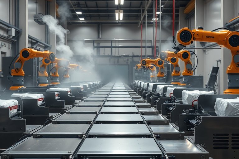 高效托盤碼垛包裝機助力產線自動化